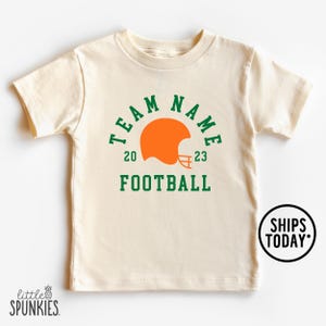 Personalized Football Shirt with Helmet: Custom Team Mascot Sports Graphic Tee - XL24854