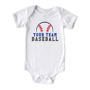 Team Name Baseball Raglan for Kids, Custom Baseball T-shirt, Toddler ...