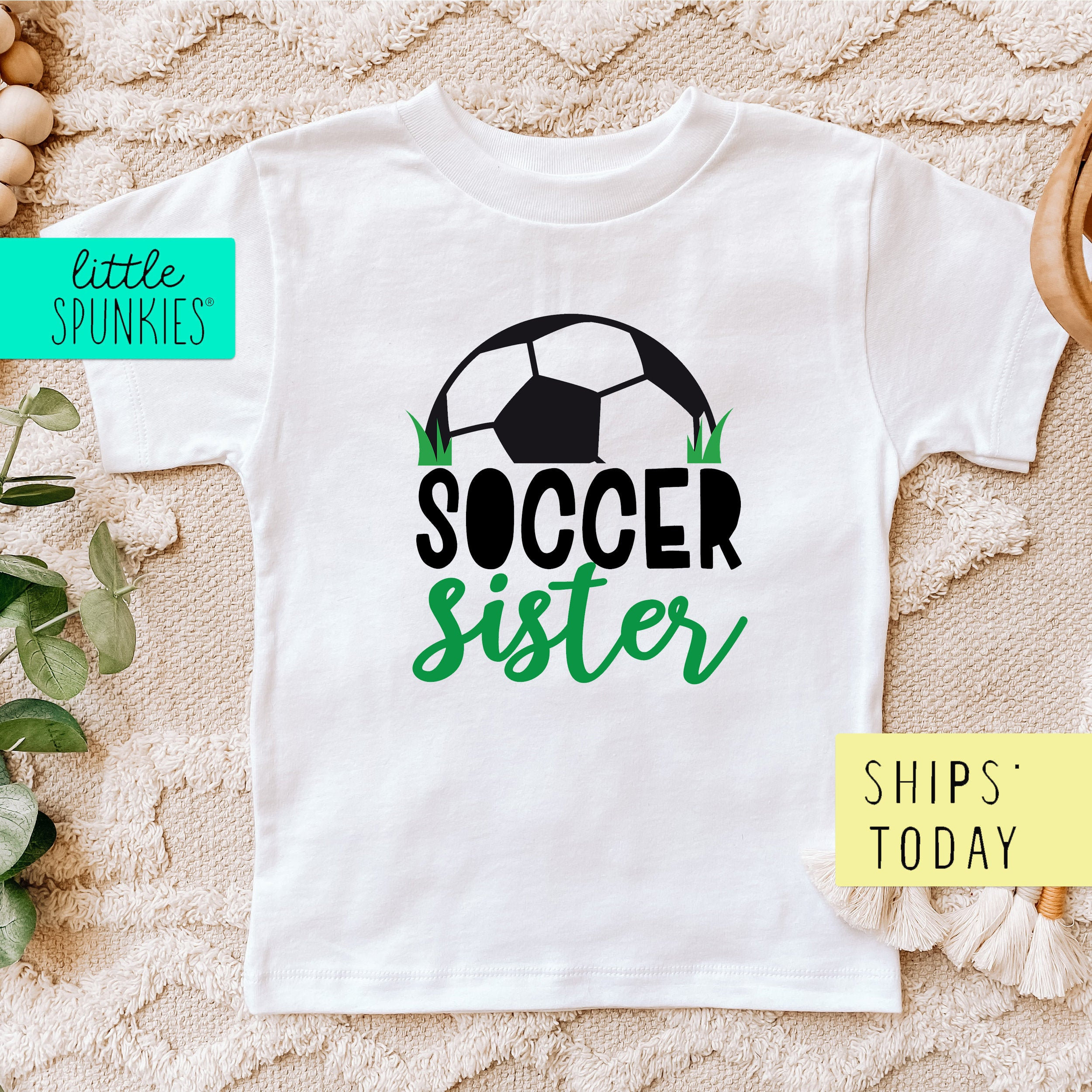 Soccer Sister Shirt Girl Sibling Shirts Cute Soccer Shirt Etsy