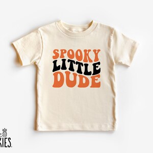 Retro Spooky Little Dude Toddler T-Shirt: Groovy Halloween Graphic - GL7951