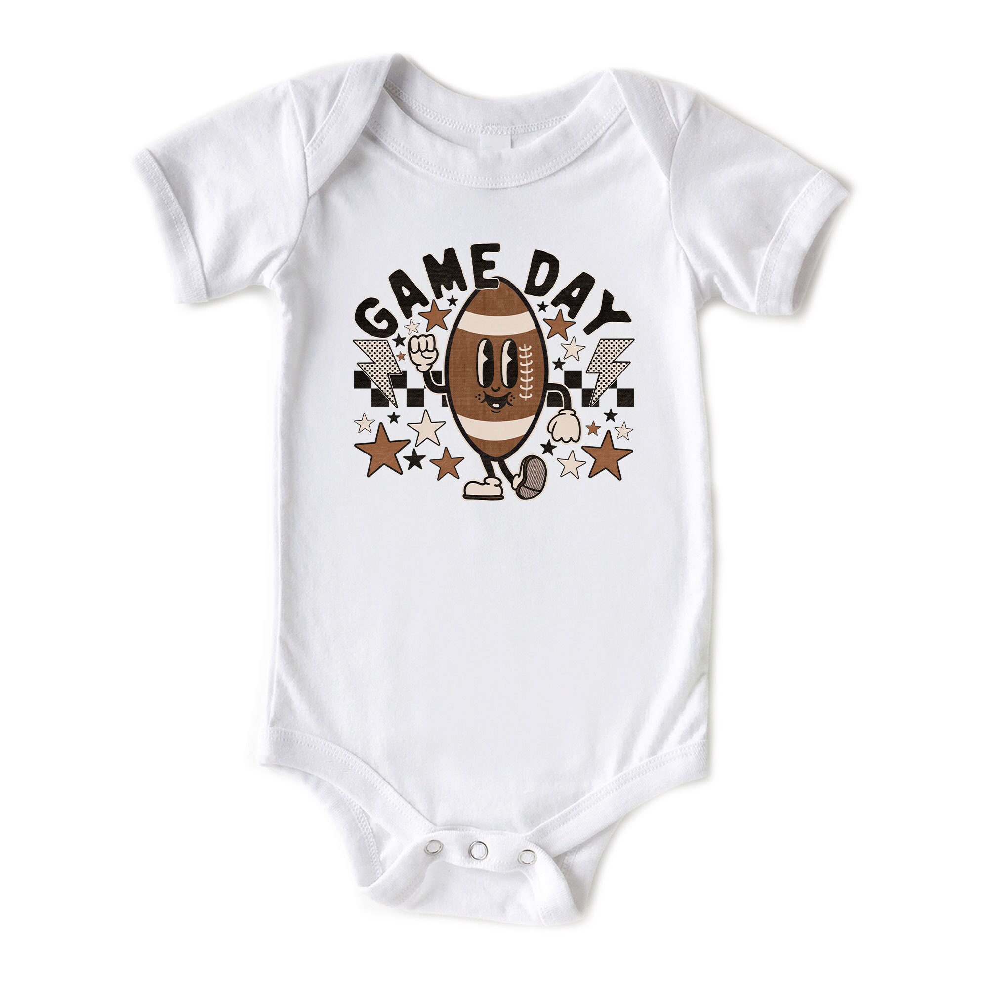 Game Day Football With Face Raglan Tee, Gifts for Football Game Day Football With Face Raglan Tee, Gifts for Football