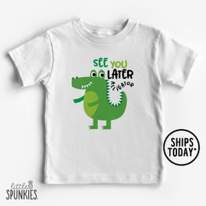 See You Later Gator Kids Animal Shirt: Funny Alligator Graphic Tee - NL14554