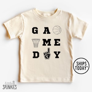 Boho Basketball Game Tshirt, Game Day Basketball Natural Graphic Tee, Sports Infant Shirt - XL24806