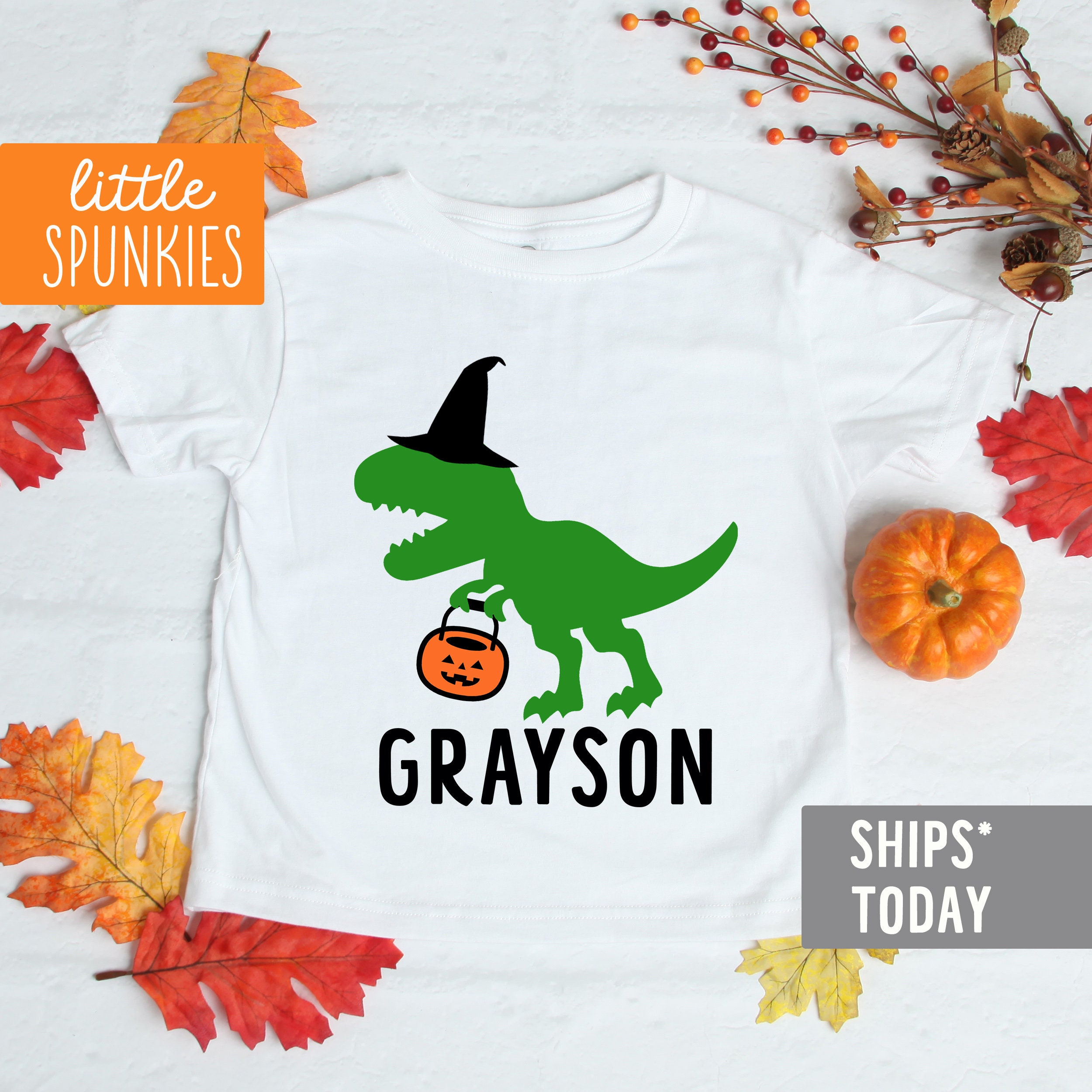 dinosaur pumpkin shirt