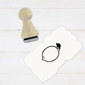 Ministempel - Motivstempel - Zitrone - Obst - Stempel Geschenk - DIY Stempel zum Basteln von Karten, Papier, Stoffen, Scrapbooking