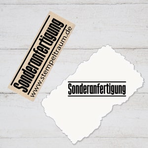Stempel - Textstempel - Sonderanfertigung, Geschenk - DIY Stempel zum Basteln von Karten, Papier, Stoff, Holz, Dekoration, für dich gemacht