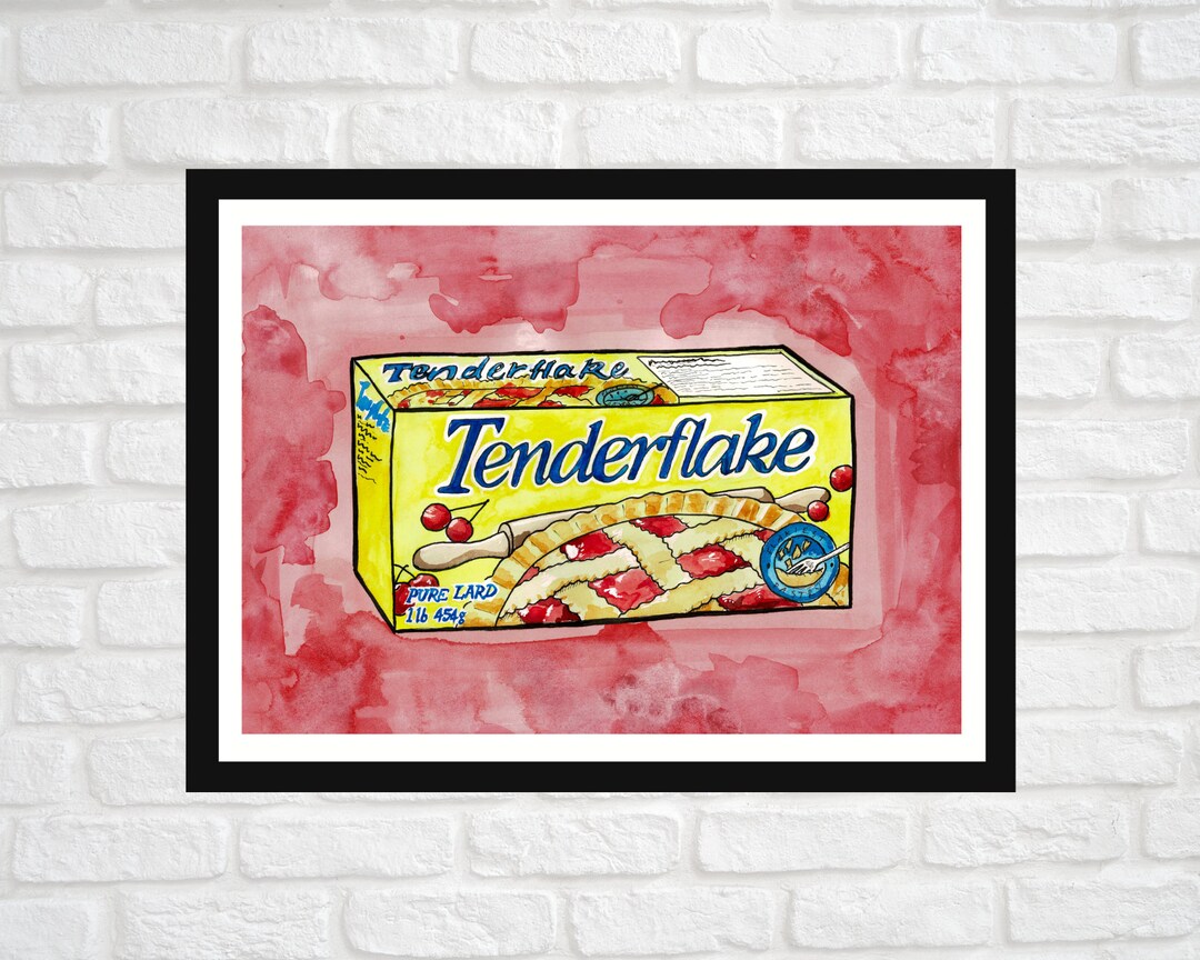 A4 Print Tenderflake Baker's Lard Etsy