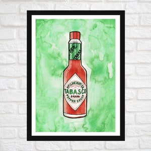 Art Print - Tabasco Hot Sauce
