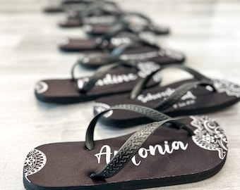 Personalisierte Flip Flops - ob mit Foto, Text oder deiner eigenen Grafik