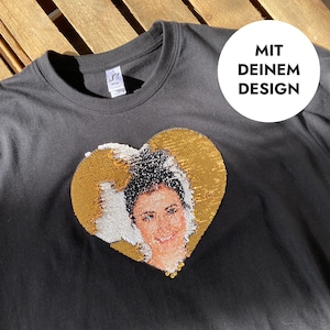 personalisiertes Wendepailletten-Shirt Bild 1