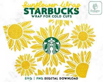 Download Sunflower Svg Starbucks Cup Etsy