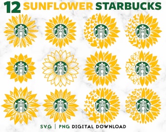 Free Free 277 Template Sunflower Starbucks Cup Svg SVG PNG EPS DXF File