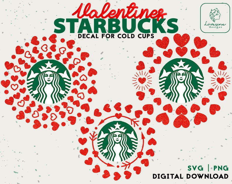 Download Starbucks Cup Svg Cricut Heart Starbucks Cold Cup SVG | Etsy