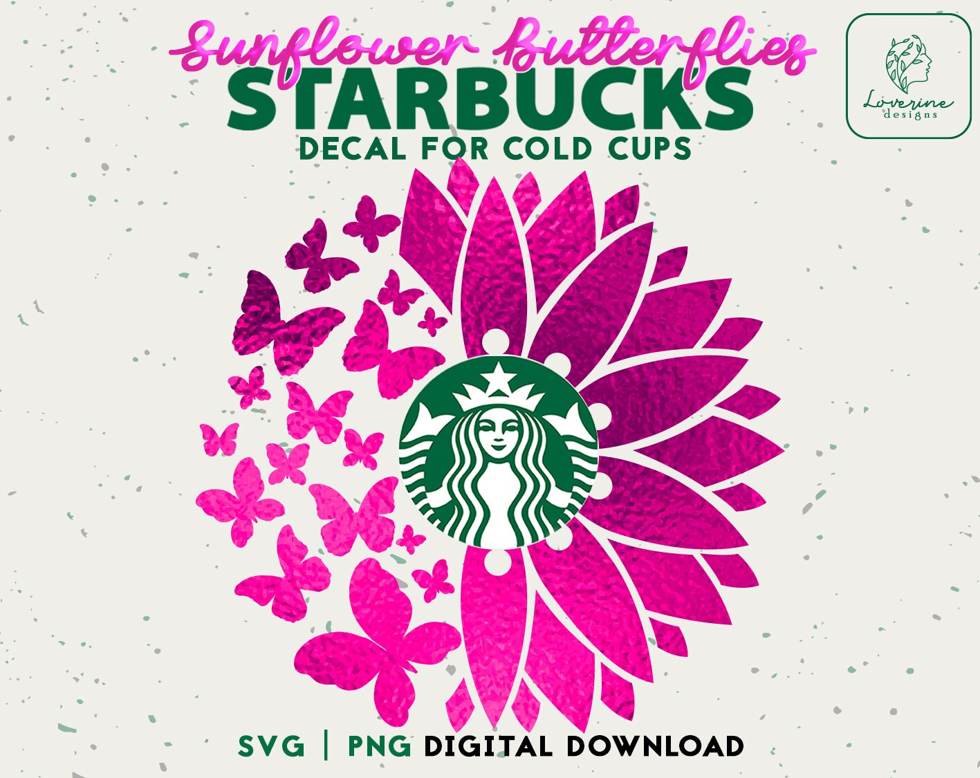 Free Free 57 Sunflower Butterfly Starbucks Svg SVG PNG EPS DXF File