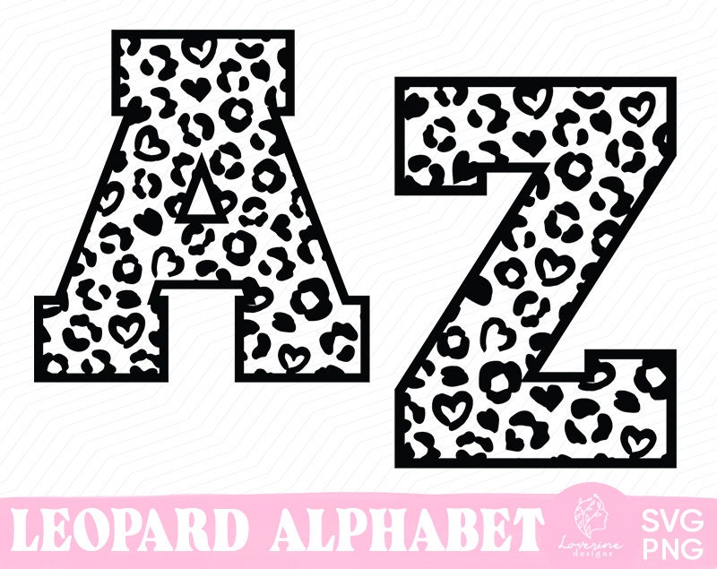 Leopard Print Muster svg, Leopardenmuster svg sich wiederholendes