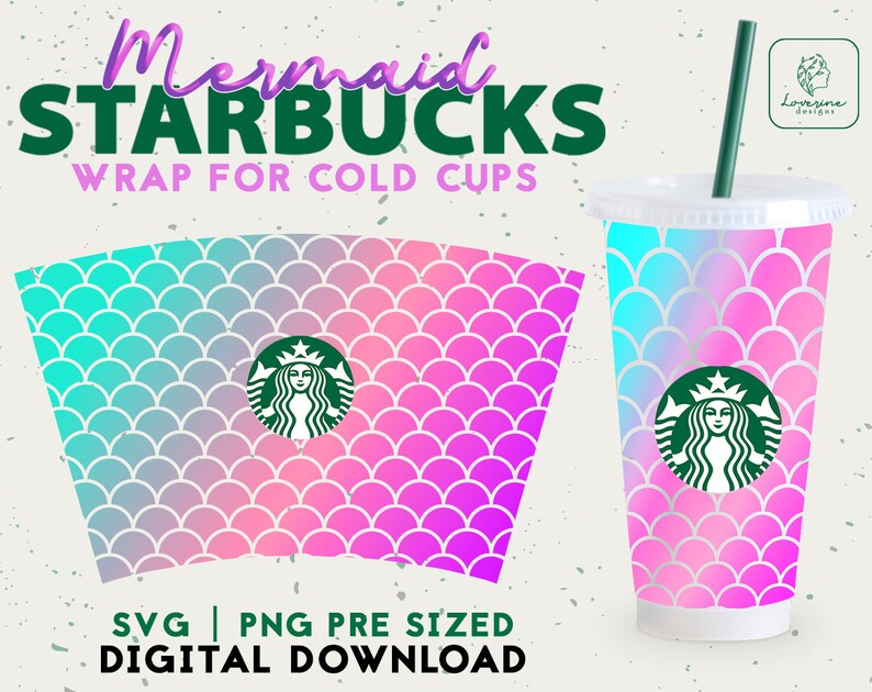 Free Free Mermaid Starbucks Cup Svg SVG PNG EPS DXF File