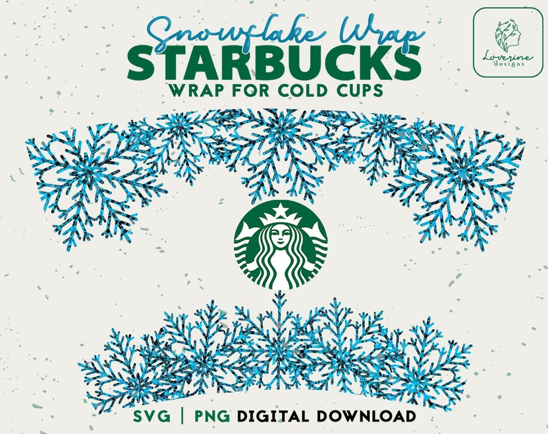 Download Christmas Starbucks Cup Svg Starbucks Cold Cup Svg Starbucks Christmas Wrap Snow Cut File Instant Download Starbucks Snowflakes Svg Clip Art Art Collectibles