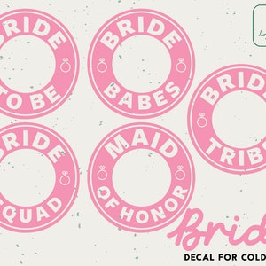 24 Unzen Venti Cold Cup Braut Cup Cricut, Braut zu sein Cold Cup SVG, personalisierte Cup, Braut geschnitten Datei digitaler Download
