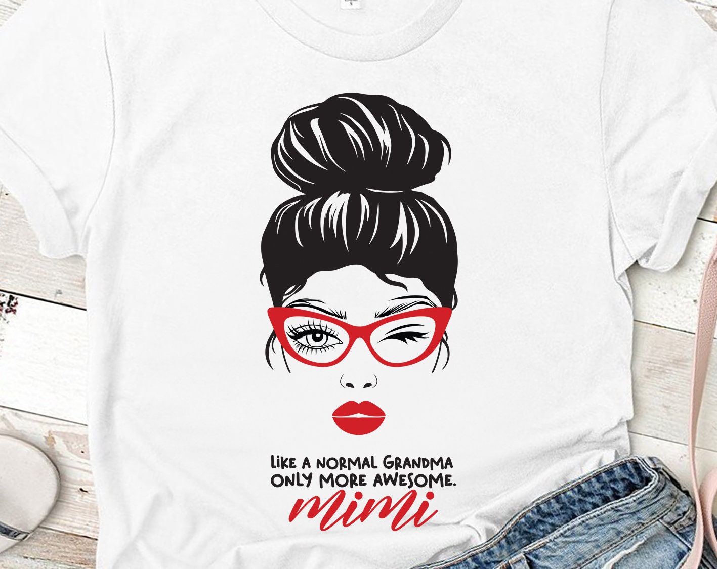 Download Mimi SVG Design Awesome Grandma Svg Files For Cricut Mimi | Etsy
