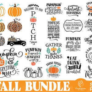 Fall SVG Bundle, Hello Pumpkin SVG, Autumn svg bundle, Thanksgiving Svg, Thankful Svg, Pumpkin Spice svg, Fall SVG Bundle, Digital Download