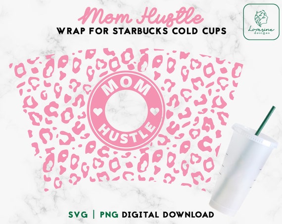 24oz Paint Splatter Starbucks Cold Cup Svg, Digital Download