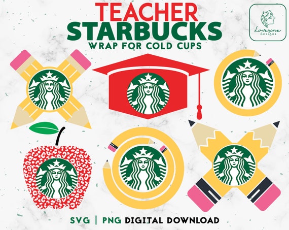 Download Teacher Fuel Starbucks Cup Svg Teach Love Inspire ...
