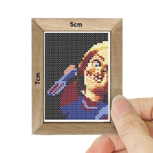 Chucky Movie Poster Cross Stitch Pattern, Printable Chucky Cross Stitch Pattern