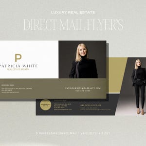 REAL ESTATE FLYERS / Property Listing / Marketing Flyer / Editable Canva Template / Brochure Canva Template / Instant Download
