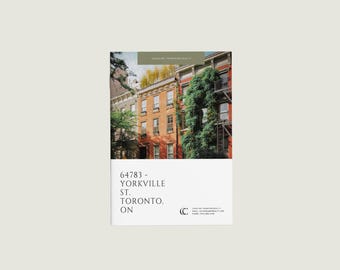 LUXURY PROPERTY BROCHURE | Real Estate Marketing, Mobile Presentation, digital brochure, Real Estate Templates, Instant download, Canva