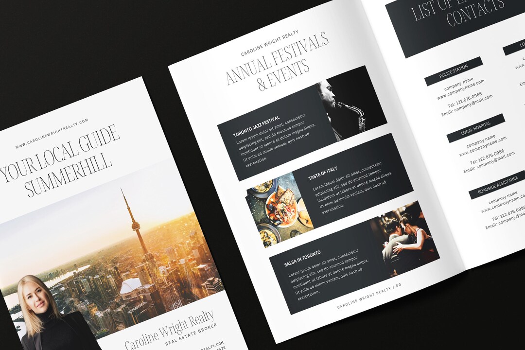 Neighborhood Guide | Real Estate Local Guide Template | Real Estate ...