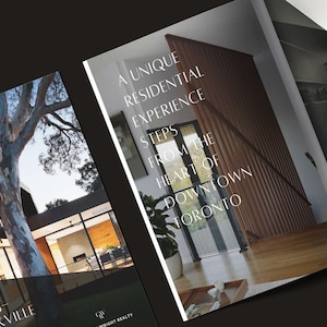 Brochure luxe onroerend goed | Vastgoedmarketing | Mobiele presentatie | Digitale brochure | Vastgoedsjablonen | Directe download, canvas