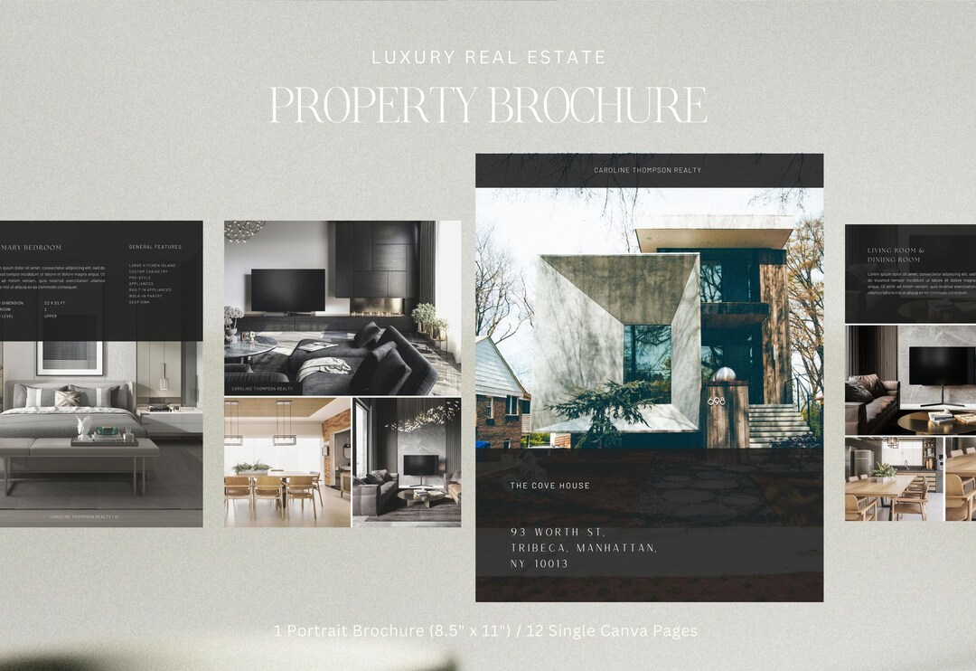 Luxury Property Brochure, Real Estate Marketing, Mobile Presentation ...