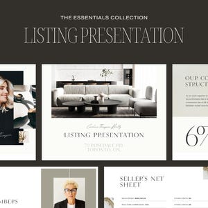 LIJSTPRESENTATIE | Vastgoedmarketing | Direct downloaden | Bewerkbare canvassjabloon | Gids voor thuisverkopers