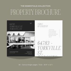 BROCHURE DE PROPRIÉTÉ DE LUXE | Brochure Immobilière | Marketing immobilier | Modèles immobiliers | Téléchargement instantané | Toile