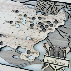 Baseball Stadium Map Tracker
