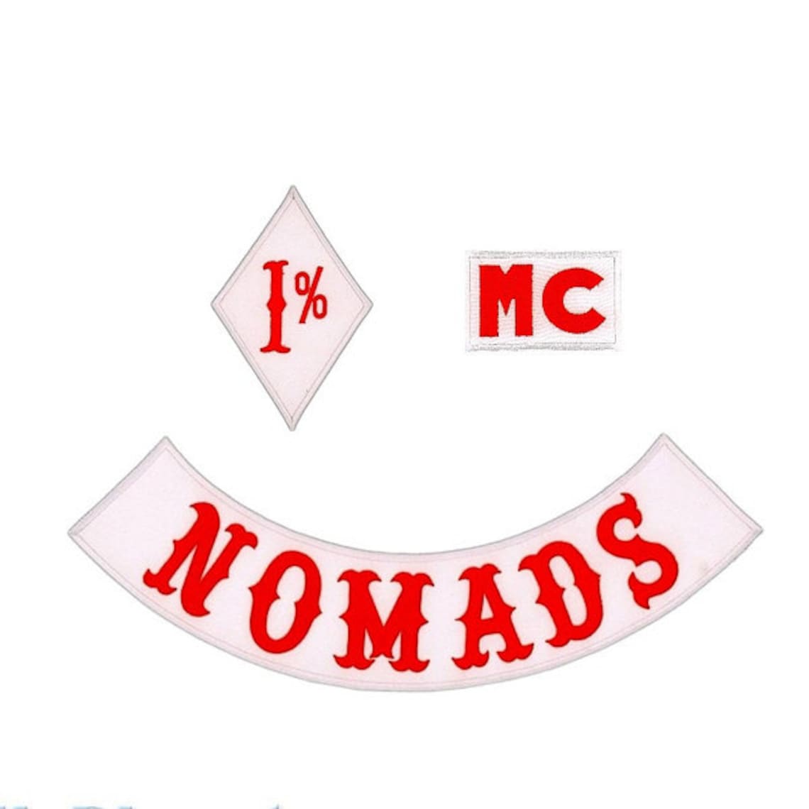 3 Pieces/lot NOMADS 1 MC Patches Embroidered Iron On Patches Etsy