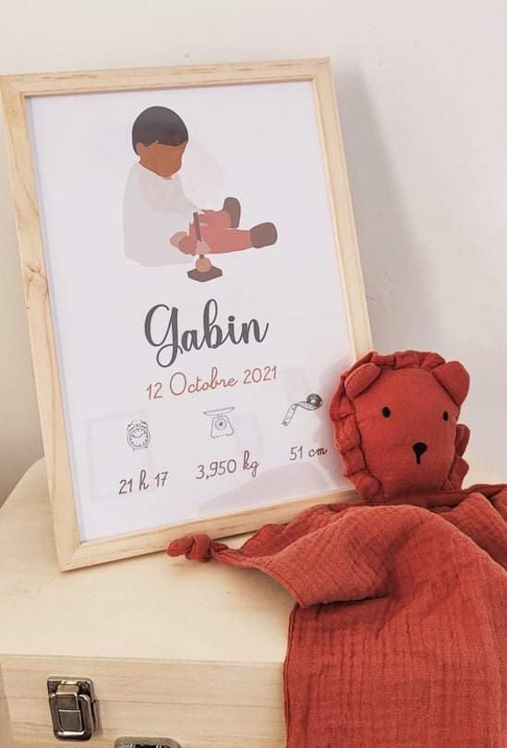 Affiche Naissance Personnalisable