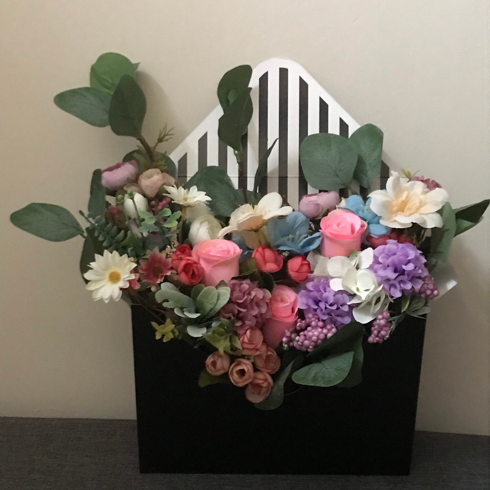 Flower envelope box Etsy