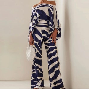 Elegant Off Shoulder Pants Set