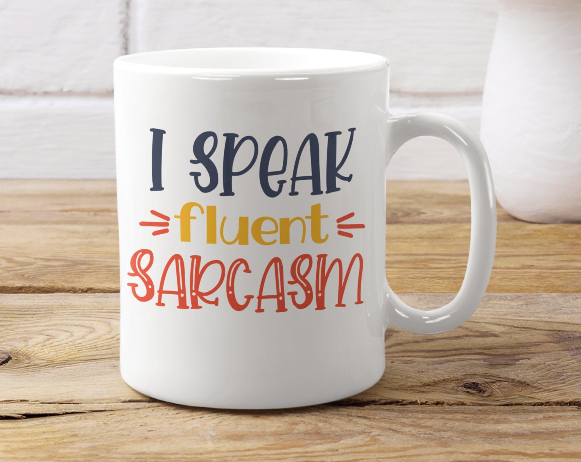 Discover I speak fluent Mug