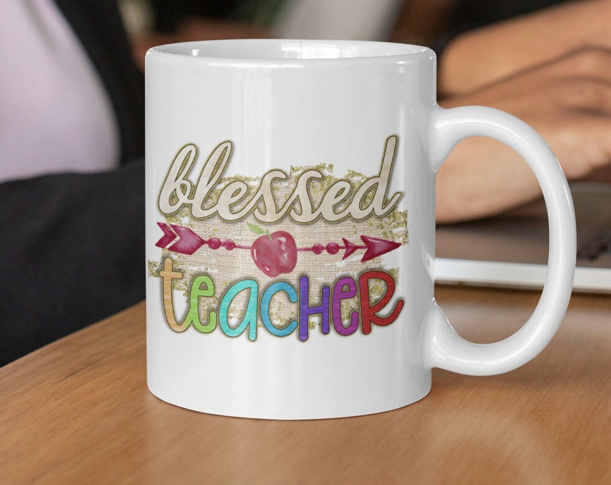 Blessed Teacher, Adult Coffee Mug