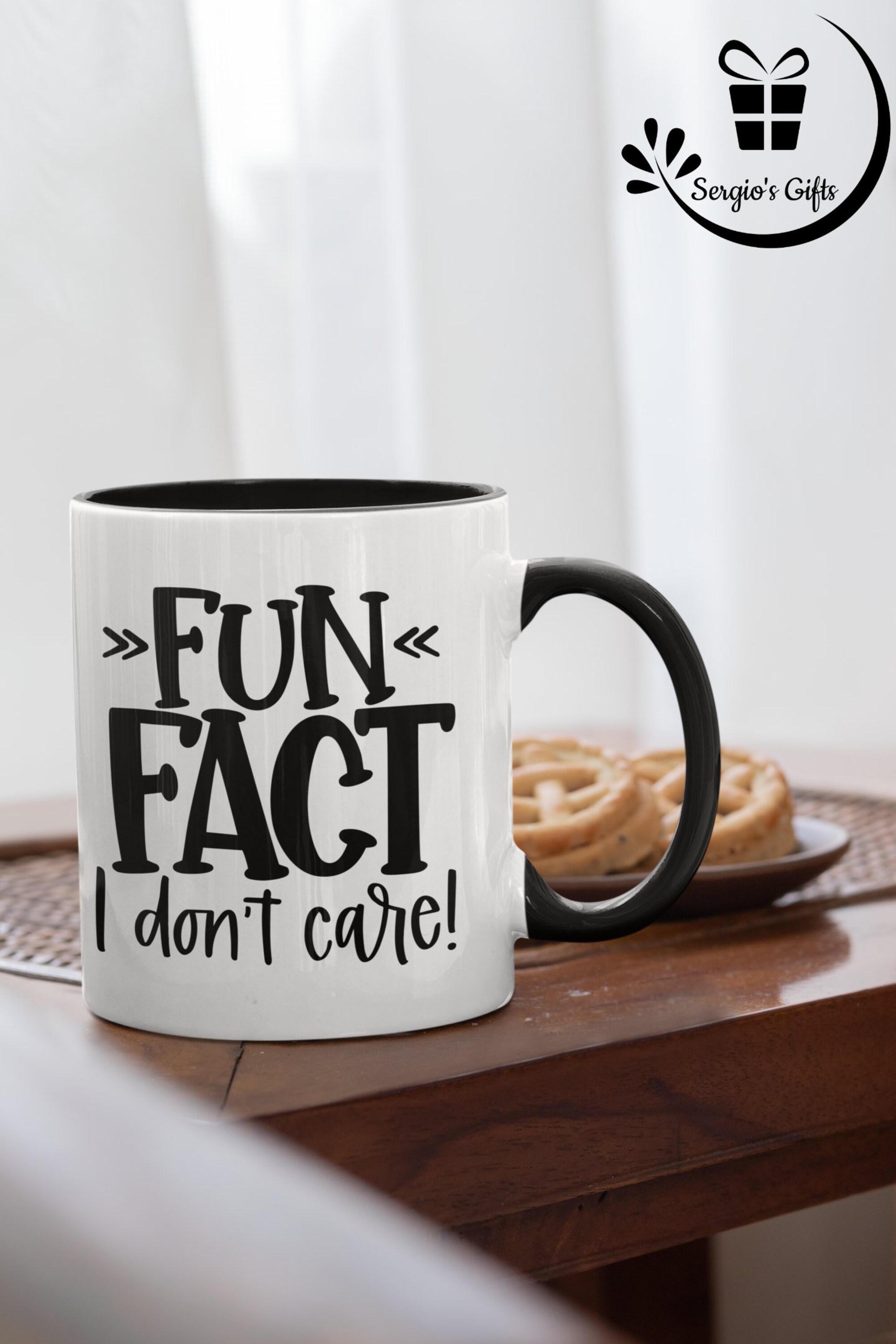 Fun Fact I don't care sarcastic mug