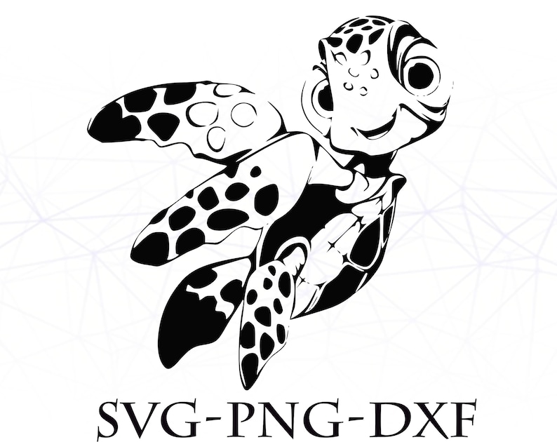 Squirt svg png dxf Finding Nemo svg file for cut Finding Etsy