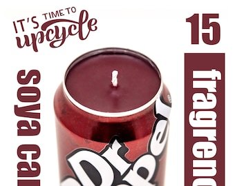 Dr Pepper Candle Upcycled gifts