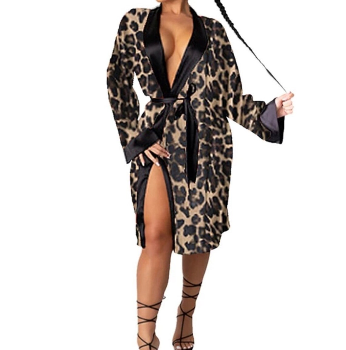Leopard print Robe Etsy