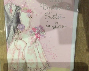SISTER AND BROTHER IN LAW Anniversary Card - Special Couple Celebration - View #12