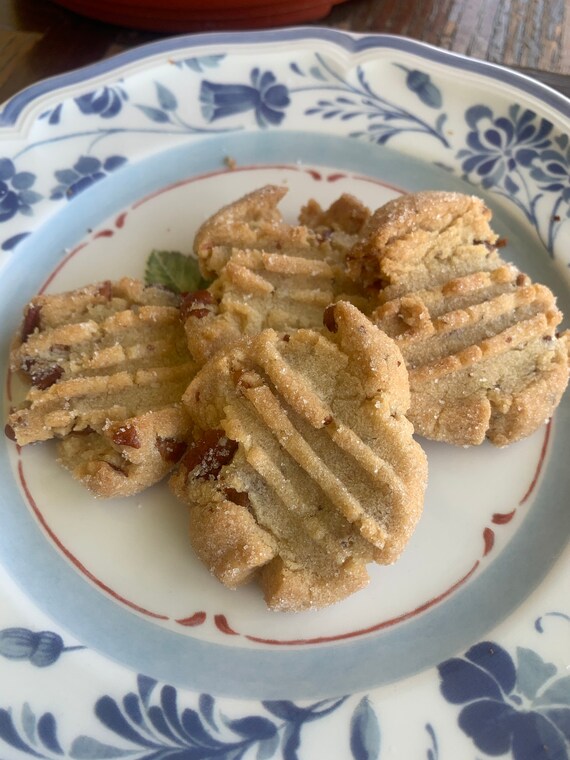 Butter Pecan Shortbread Cookies Etsy