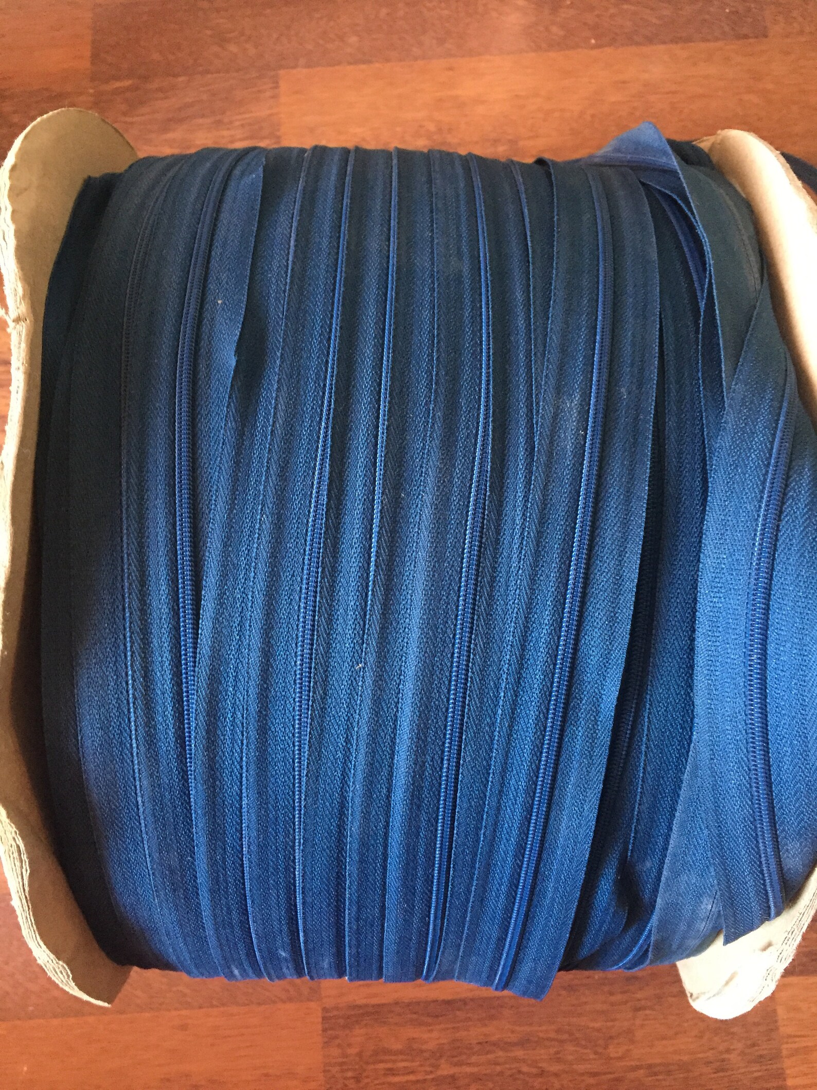 YKK Continuous Roll Zipper Tape 3CF 3/8 Chain 598 Metres Midnight Blue