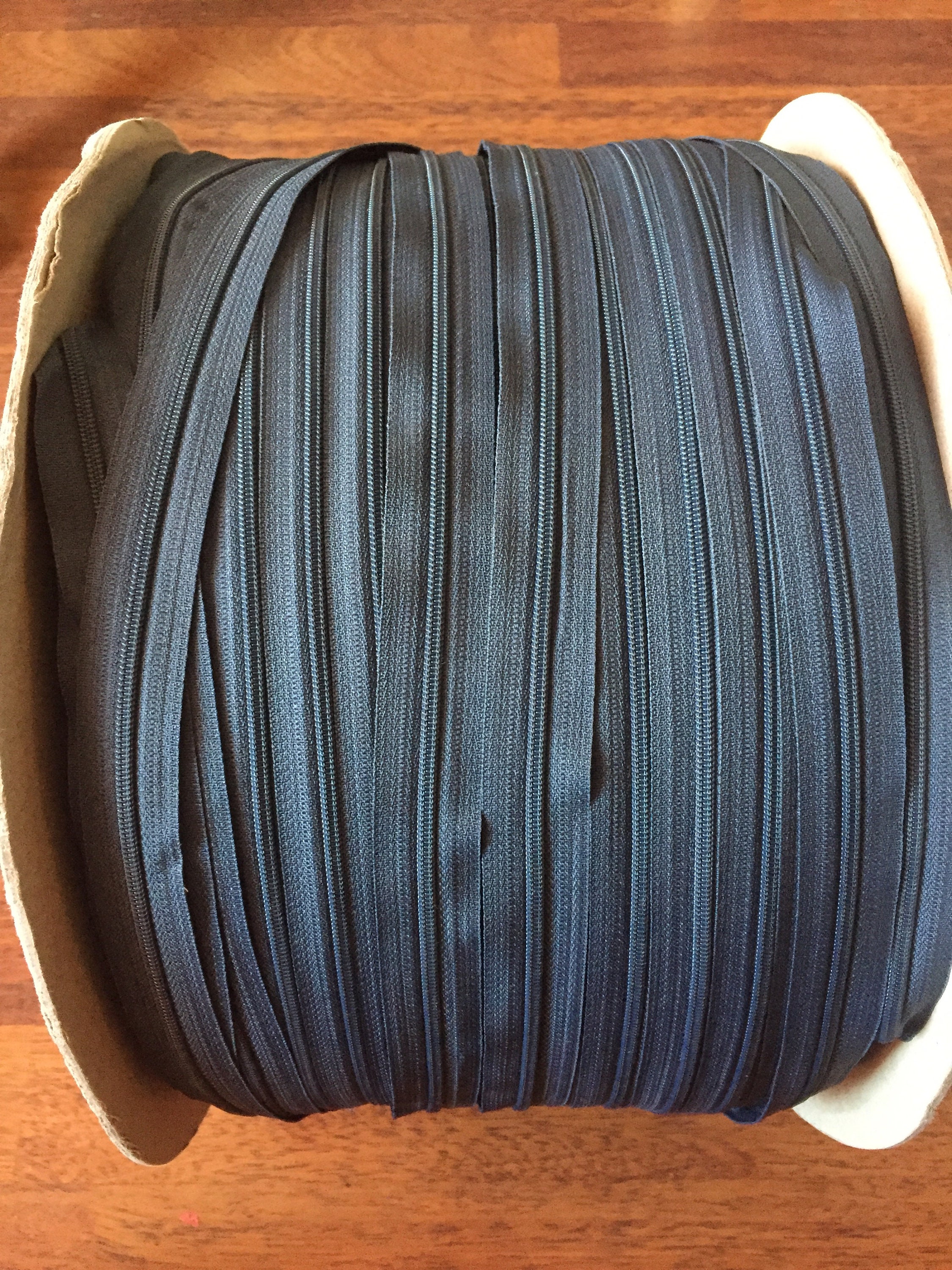 YKK Continuous Roll Zipper Tape 3CF 1/2 Chain 750 Metres Dark Grey