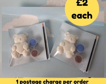 Paint Your Own Baby Shower Favour; Blue Bear